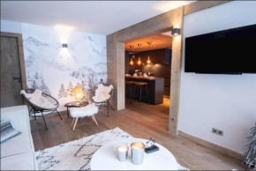 Luxueux appartement skis aux pieds, jacuzzi privatif